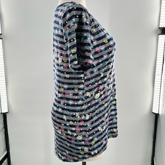 lularoe womens top size XXL multicolored floral tunic - Picture 3 of 9